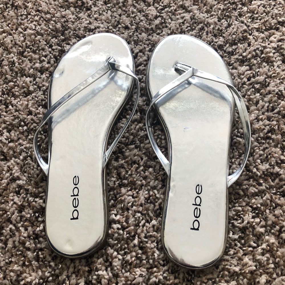 Silver BeBe sandals